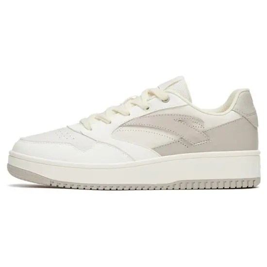 ANTA Life Collection Skateboard Shoes Men Low-Top Gray White