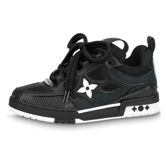 LOUIS VUITTON LV Skate Sneaker Black Black White