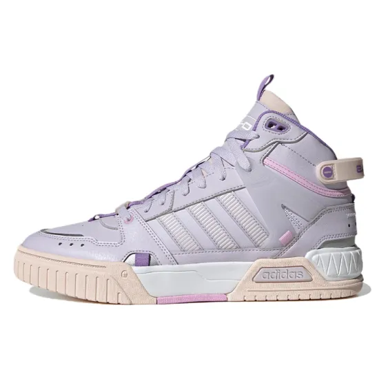 Adidas Neo Neo D-PAD Mid Tennis Shoes 'Silver Dawn' Women's