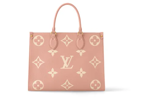 LOUIS VUITTON Onthego Mm Trianon Pink/Cream
