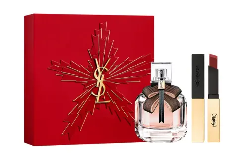 YSL, set, floral gift box, perfume with jasmine, bar, 50 ml, 2.2g, Birthday gift