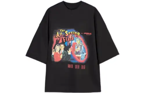 GUCCI T Shirts Men's Black Crew Neck Moderate Straight Fit