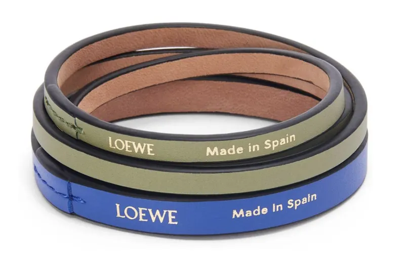 LOEWE Wristband Women's Green/Blue