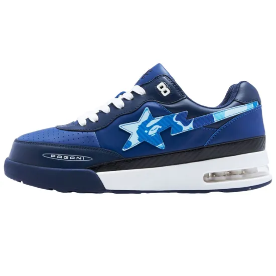 A BATHING APE® X Pagani Roadsta 'Navy ABC Camo' Sneakers