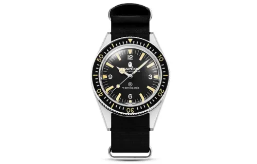 Bape Classic Type 1 Bapex Watch Black