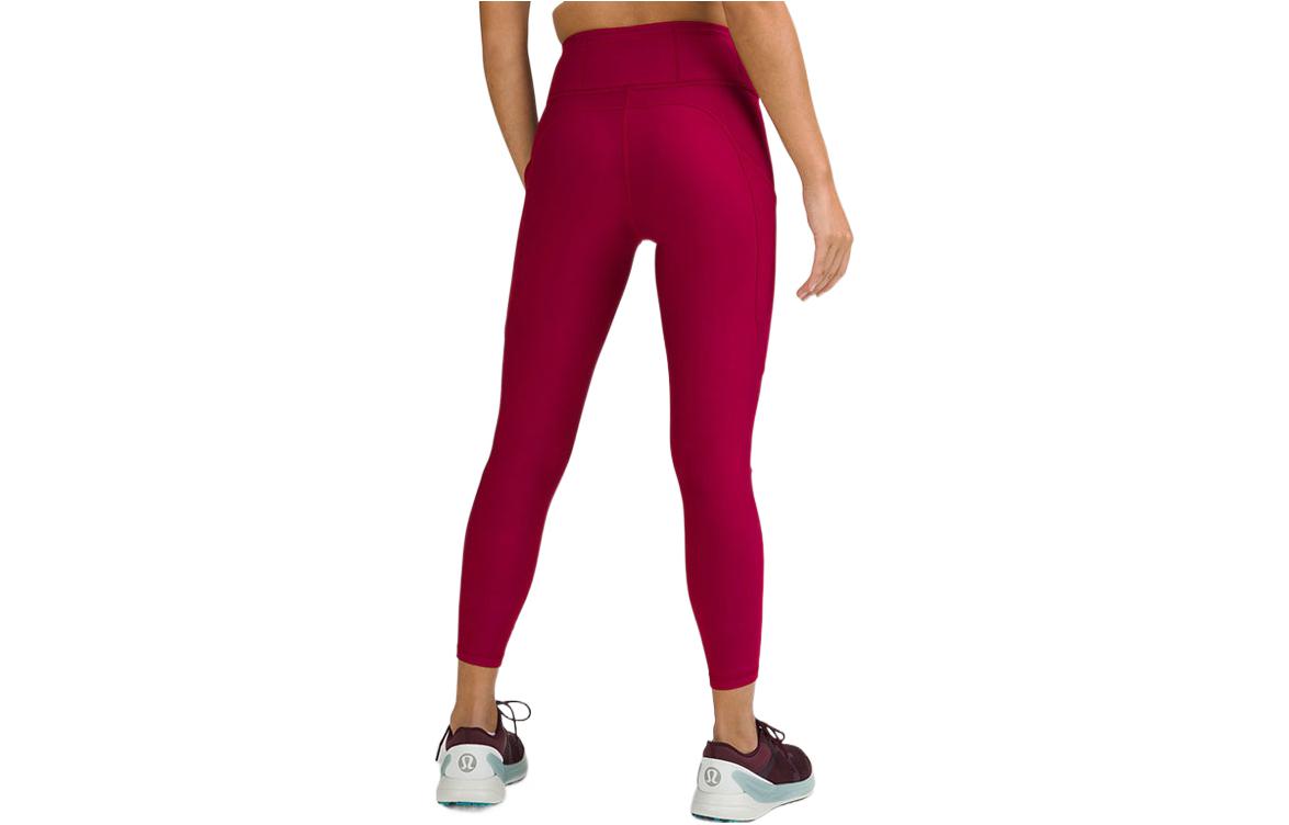 Lululemon Fast And Free Sports Pants Women’s Garnet Red