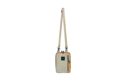 Converse Polyester Cell Phone Pouch, Shoulder Bag, Crossbody Bag Regular Unisex Beige