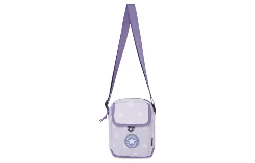 Converse Polyester Small Square Bag, Shoulder Bag, Crossbody Bag Regular Unisex Purple
