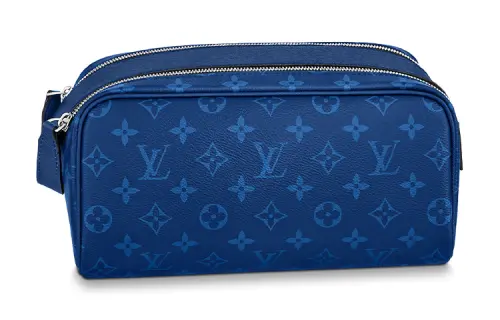 LOUIS VUITTON Dopp Kit Toilet Pouch Cobalt Blue