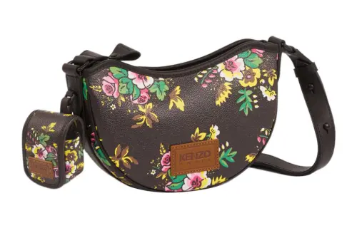 KENZO Pu Handbag, Shoulder Bag Women's Black