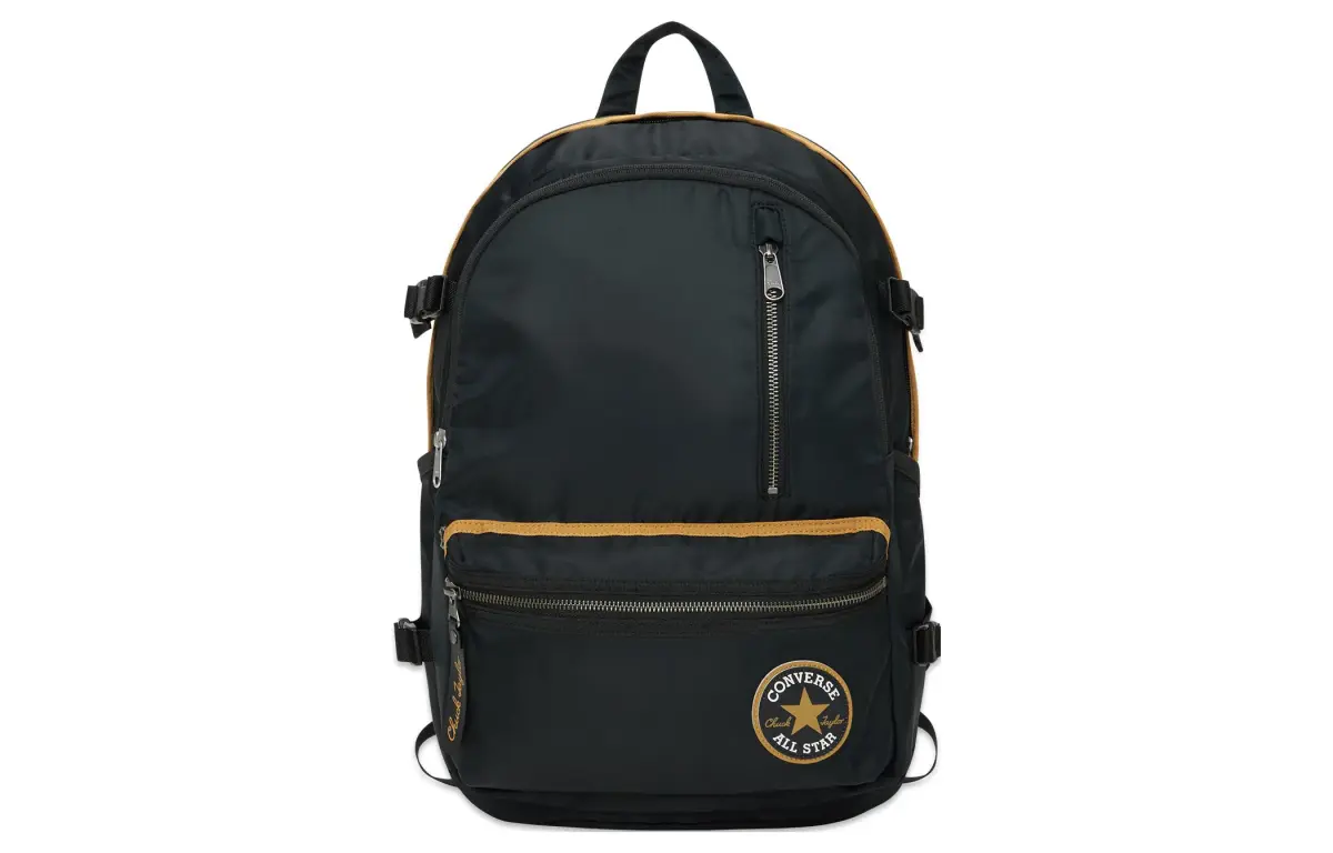 Converse Straight Edge Polyester Backpack Regular Unisex Black