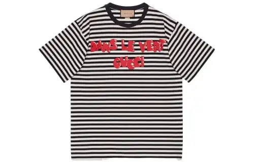 GUCCI T Shirt Men's Black White