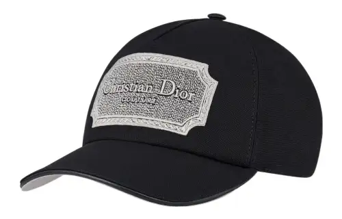 DIOR Cotton Baseball Caps Unisex Black