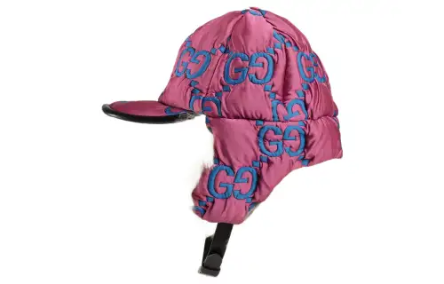 GUCCI Cotton Hats & Caps Women's Pink