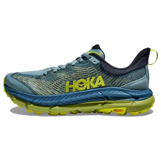 HOKA ONE ONE Mafate Speed 4 'Stone Blue Dark Citron'