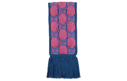 GUCCI GG-embroidered Scarf