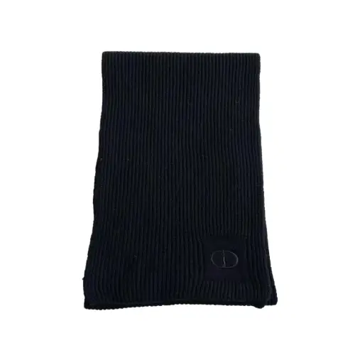 DIOR Knit Scarves Unisex Black