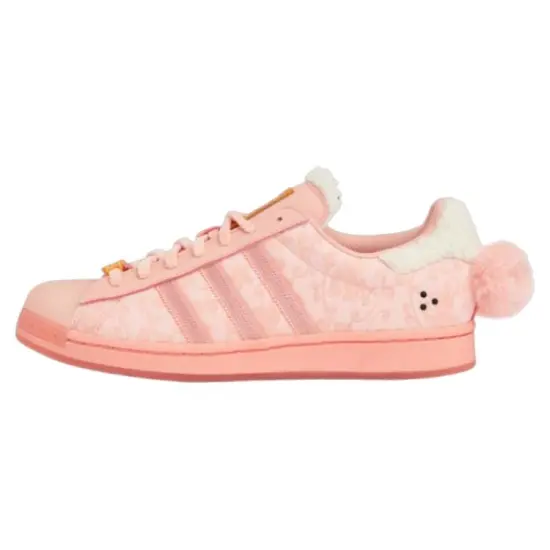 Adidas Originals Superstar Series Skateboard Shoes Unisex Low-top Powder