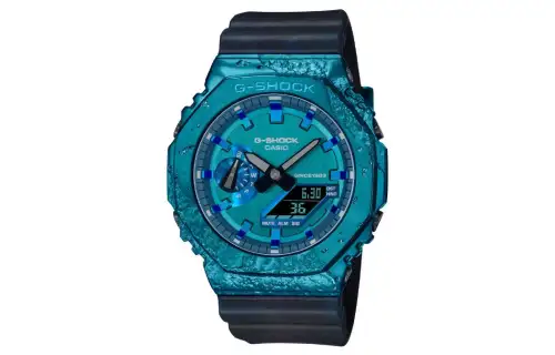 CASIO Men Full Metal Series 44.4mm Blue Watch GM-2140GEM-2A