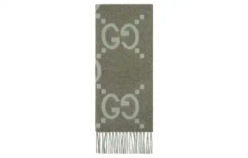 GUCCI Knit Scarves Women's Green