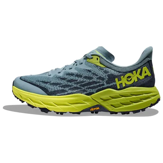 HOKA ONE ONE Speedgoat 5 Stone Blue Dark Citron
