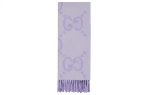 GUCCI Cashmere Knit Scarves Women's