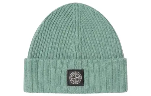 STONE ISLAND Compass Patch Knitted Beanie