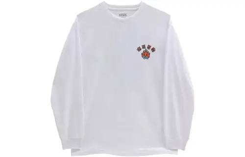 Vans Shattered Balance T Shirts Men's White Crew Neck Moderate Straight Fit