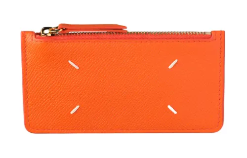 Maison Margiela Calfskin Wallet Women's Orange