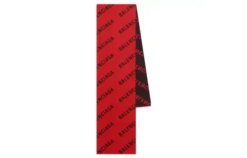 Balenciaga Macro Allover Logo Scarf