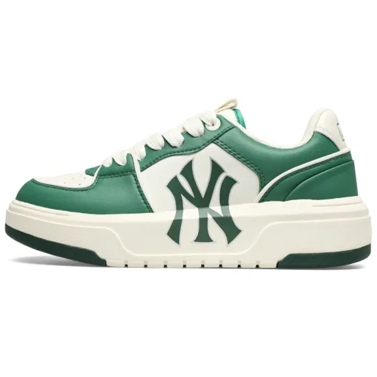 MLB Chunky Liner Skateboard Shoes Unisex Low-Top Green White