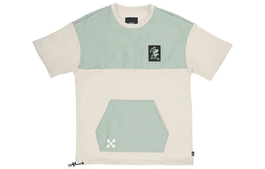 Vans T-Shirts Men's Oat Crew Neck Moderate Straight Fit