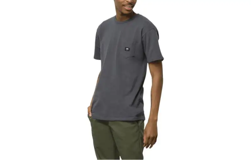 Vans T Shirts Men's Asphalt Crew Neck Moderate Straight Fit