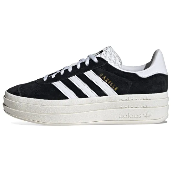 Adidas Gazelle Bold Core Black White Women's