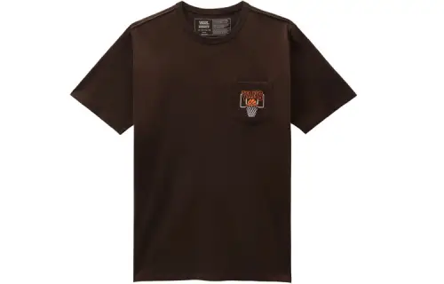 Vans T Shirts Unisex Brown Crew Neck Moderate Other