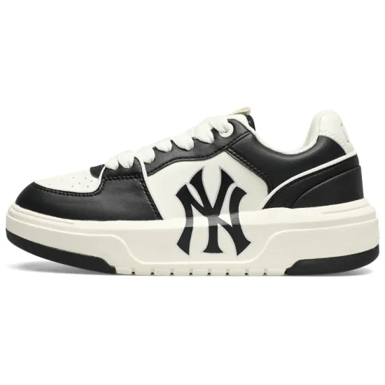 MLB Chunky Liner Skateboard Shoes Unisex Low-Top Black White