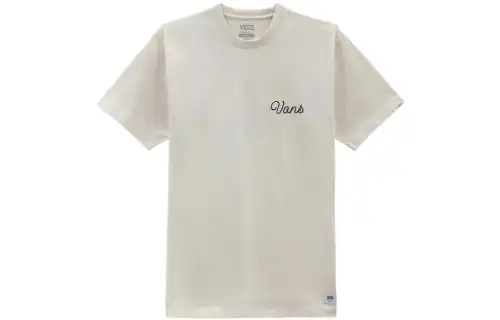Vans ANAHEIM SCENIC T Shirts Unisex White Crew Neck Moderate Straight Fit