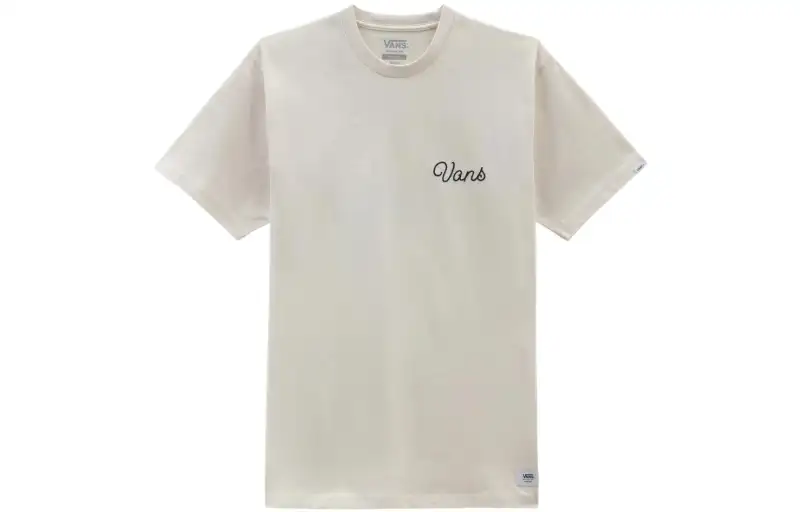 Vans ANAHEIM SCENIC T Shirts Unisex White Crew Neck Moderate Straight Fit