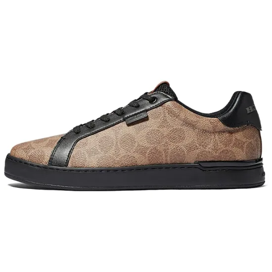 COACH Skateboard Shoes Men Low-Top Brown