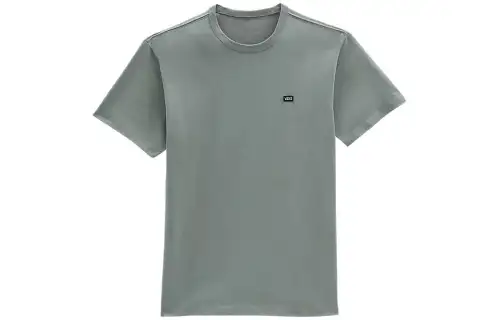 Vans T Shirts Unisex Green Crew Neck Moderate Straight Fit