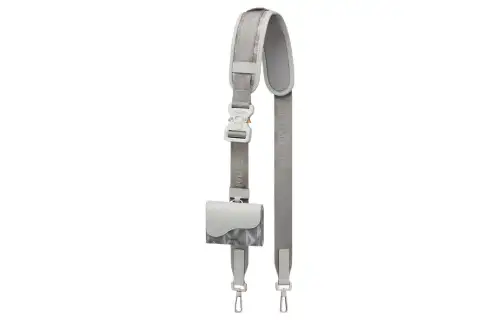 DIOR Canvas Bag Straps Women's Gray