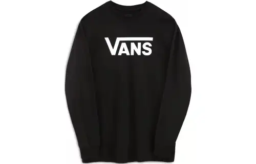Vans T Shirts Men's Black Crew Neck Moderate Straight Fit