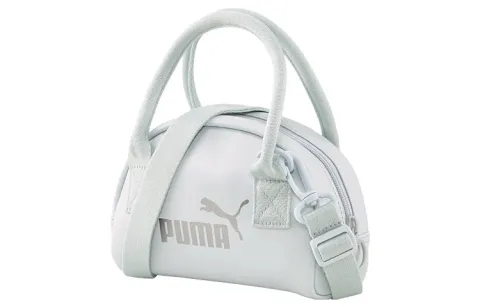 PUMA Artificial Leather Shoulder Bag, Crossbody Bag, Handbag Regular Women's Gray