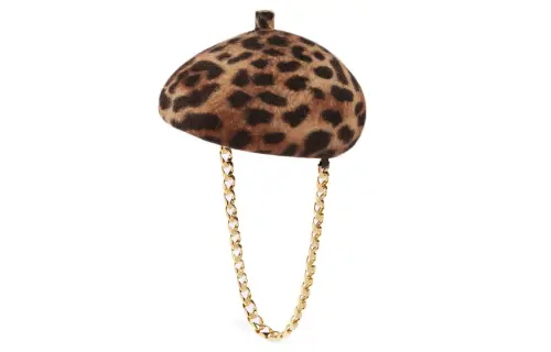 GUCCI Cotton, Cow Leather Berets Unisex