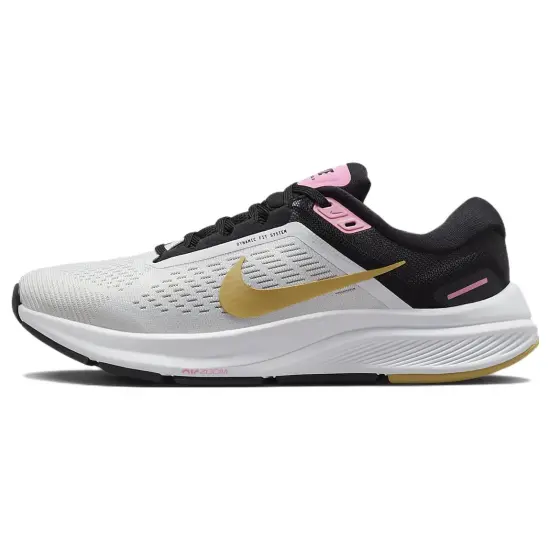 Nike Women's Air Zoom Structure 24 'White Black Wheat Gold'