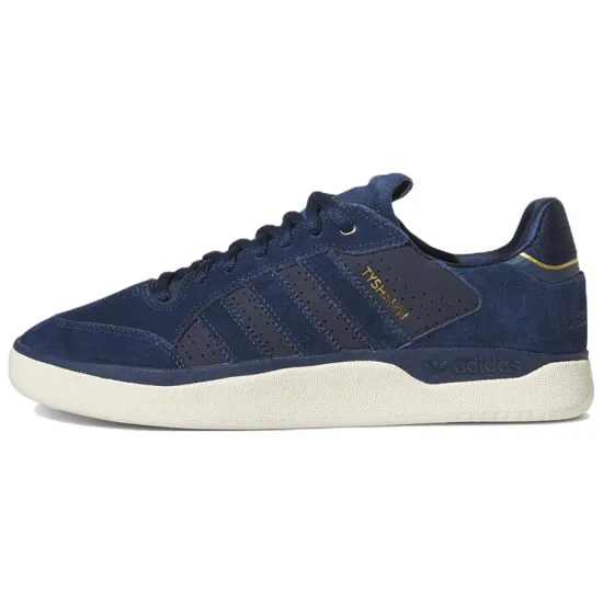 Adidas Originals Tyshawn Skateboard Shoes Unisex Low-top Dark Blue/gold
