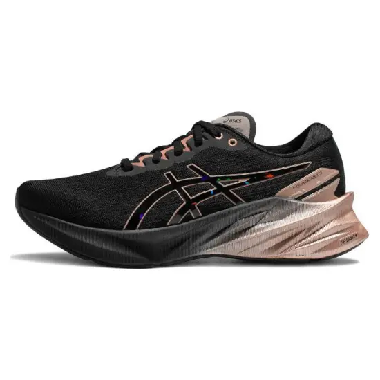 Asics Women's Novablast 3 Platinum 'Black Rose Gold'