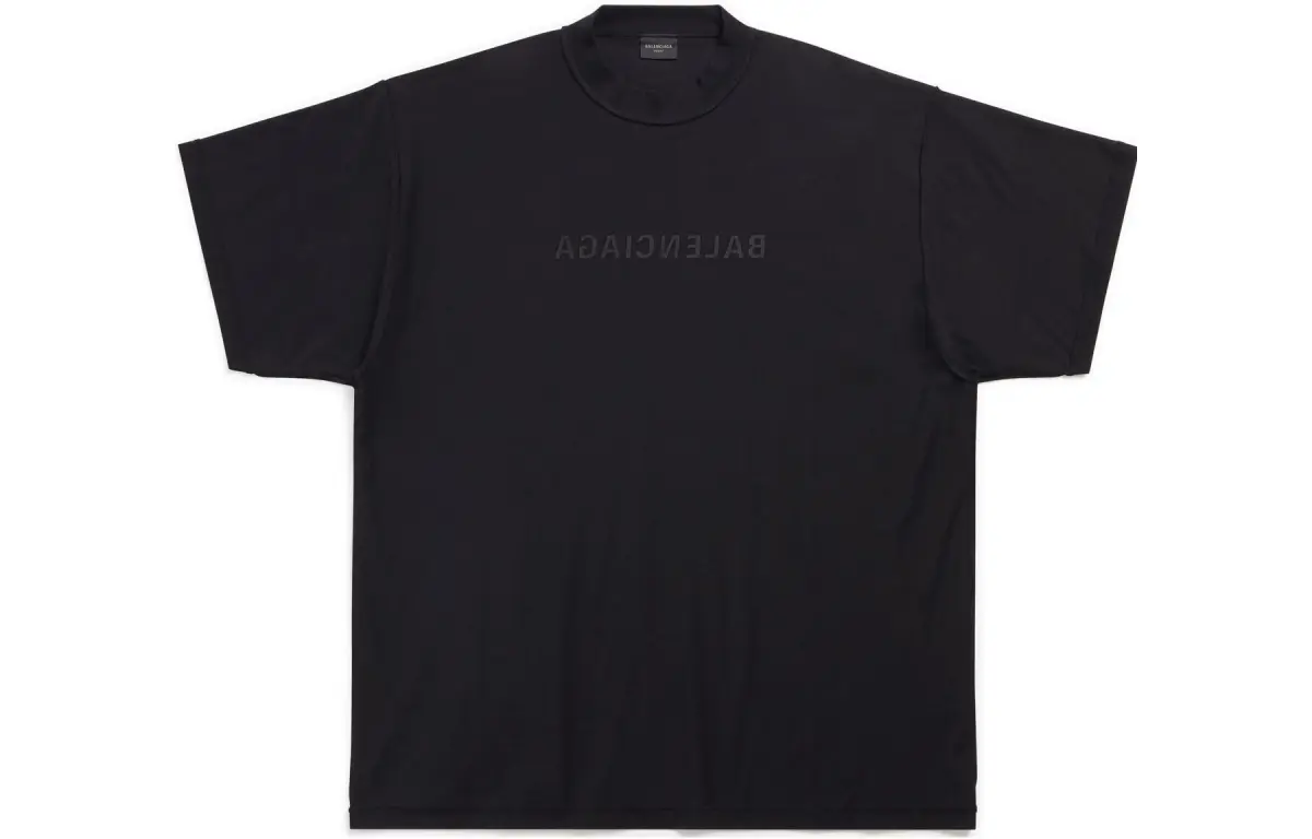 Balenciaga Mirror Balenciaga FW22 T Shirt Unisex Black