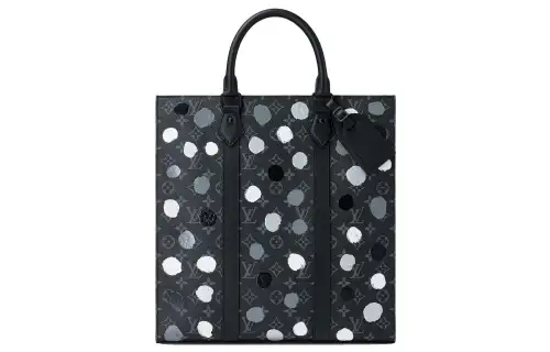 LOUIS VUITTON X Yayoi Kusama Sac Plat Monogram Eclipse Black/Silver