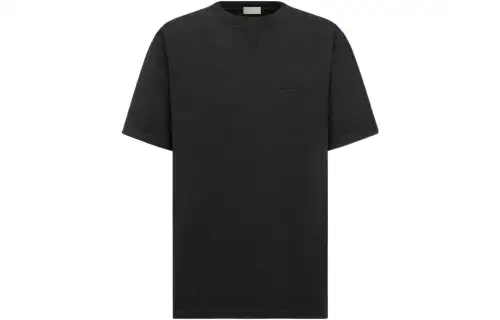 DIOR Logo Embroidered Round Neck T Shirt
